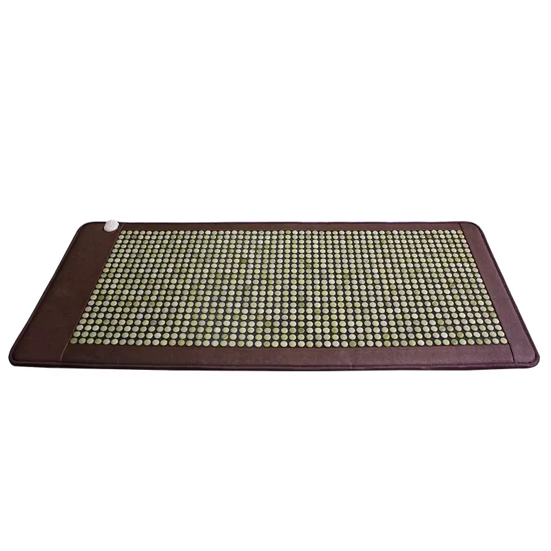 Healing Mat Far Infrared Heating Tourmaline Pad For Yoga Pain Relief Massage Magnetic pemf Jade Stone Mattress 0