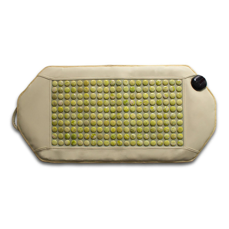 Health Care Korea Heating Healing Massage Mat Natural Jade Stone Infrared Therapy Mattress 2